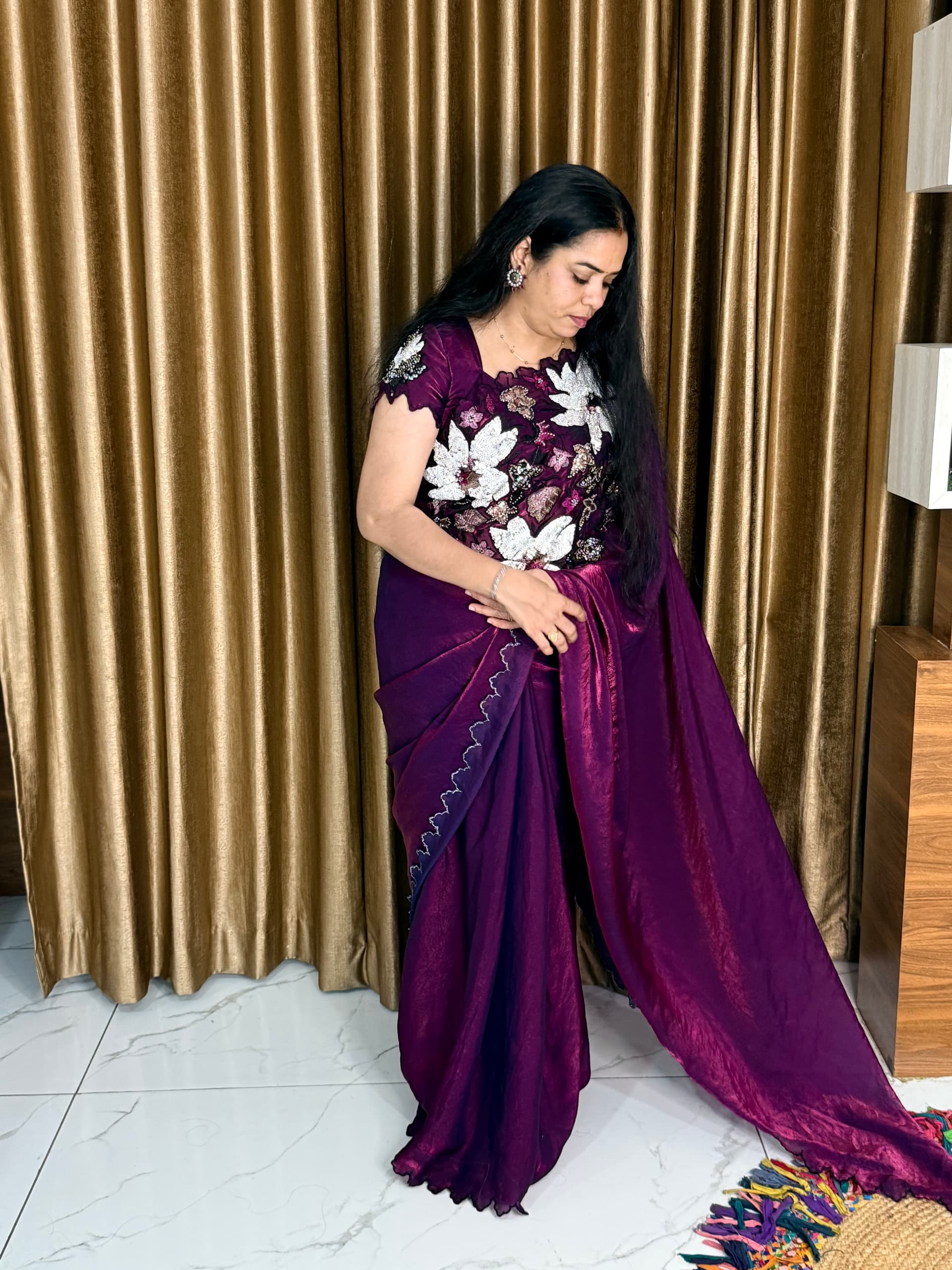 Designer saree – view 2