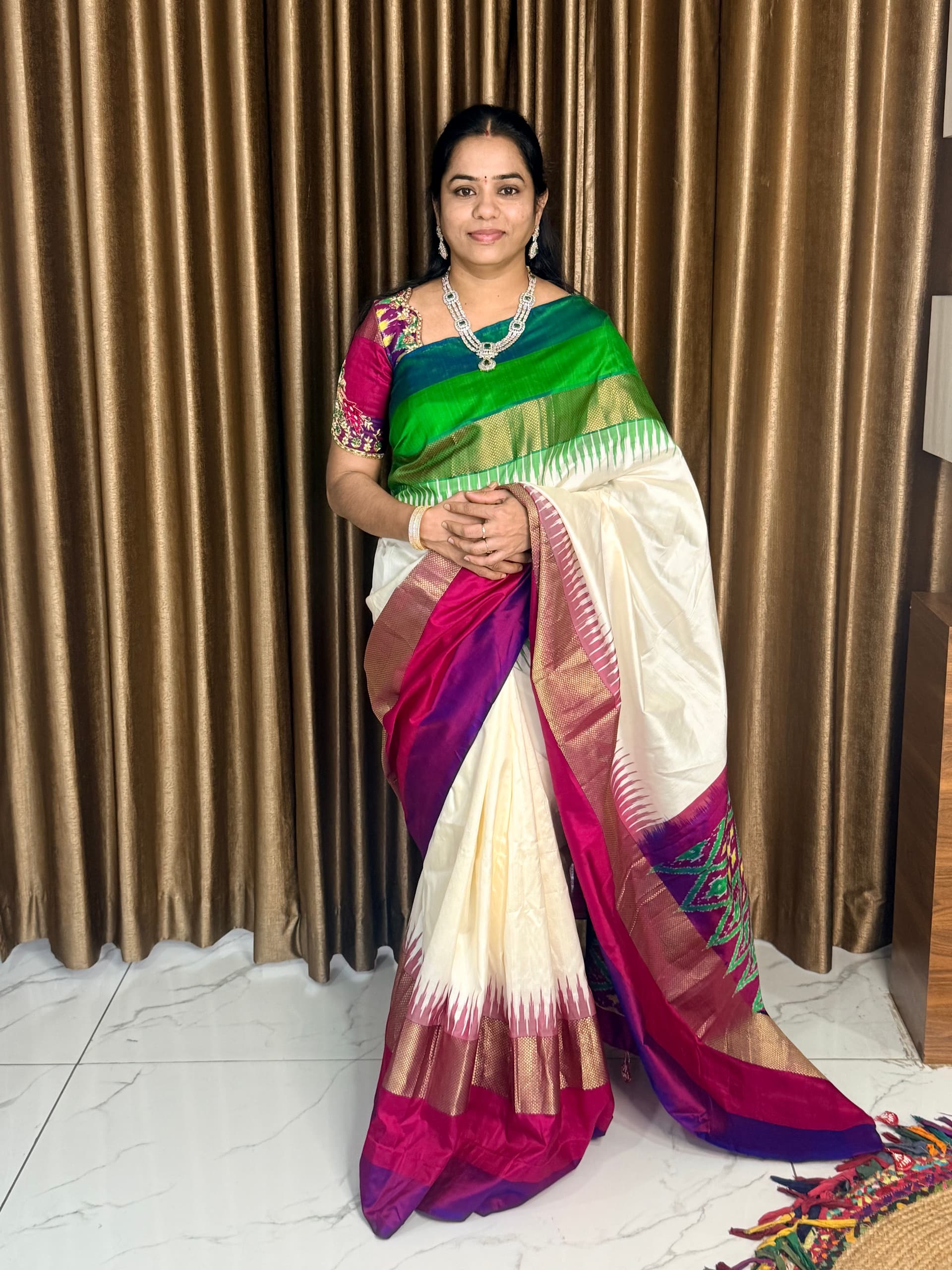 Pure pochampally Ikkath saree